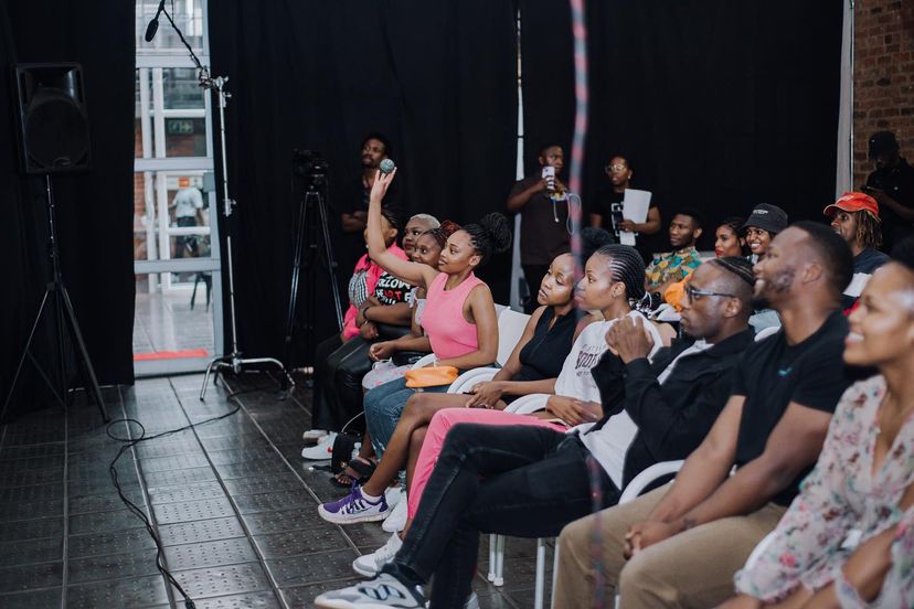 ARIFF audience taking part in a festival conversation